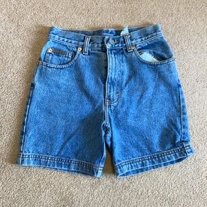 Blue Calvin Klein denim shorts